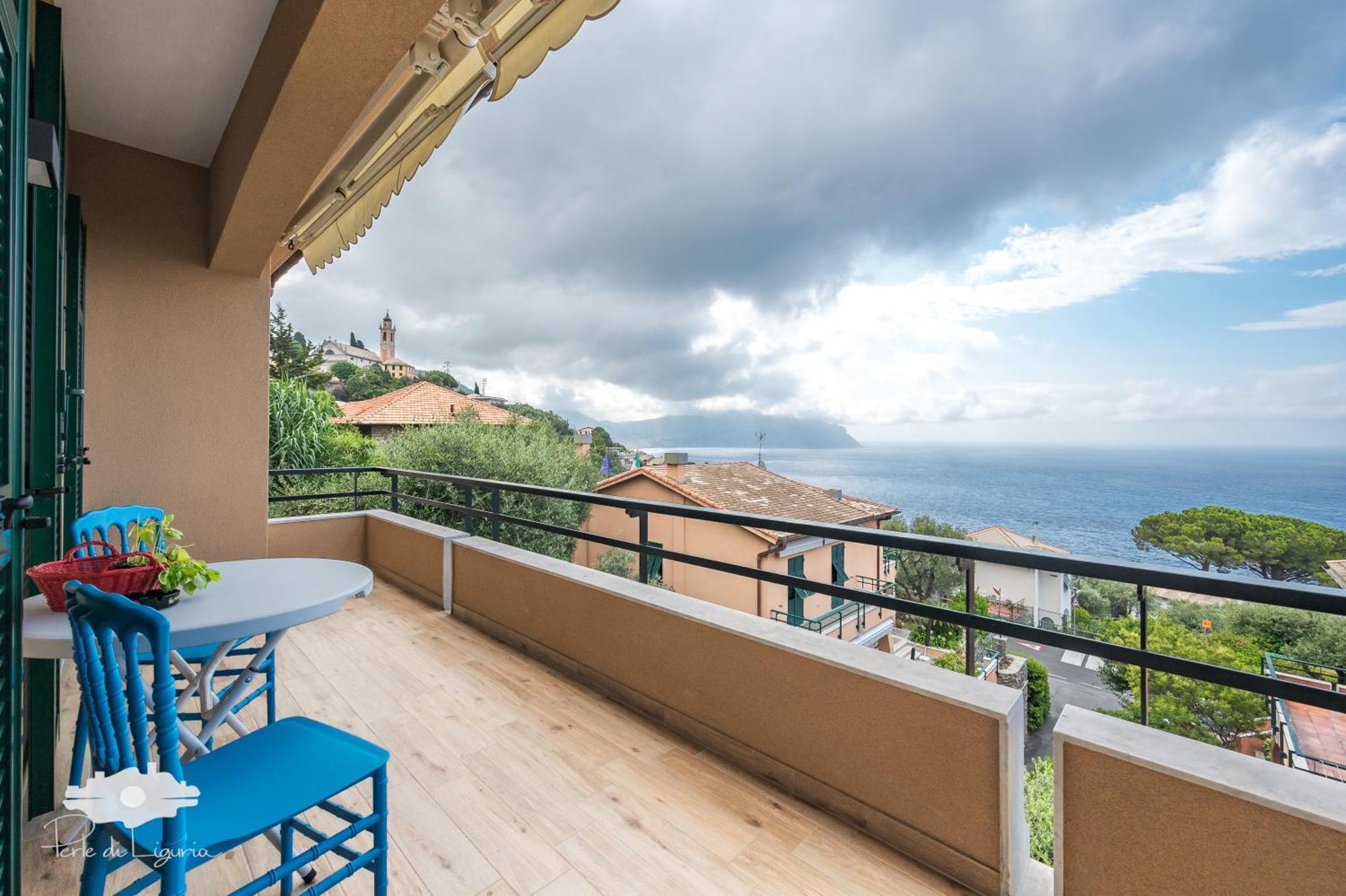 Villa Alba E Tramonto Pieve Ligure Exterior foto